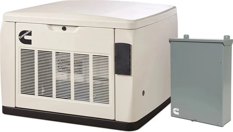 Cummins QuietConnect home standby generator with automatic transfer switch